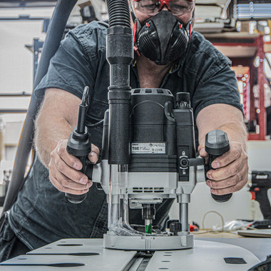 Trend 3-1/4 HP Dual-Mode Plunge Router, 1/2 Inch Collet, 15 Amp, 120V, Variable Speed, Router Table Compatible, U*T8EK