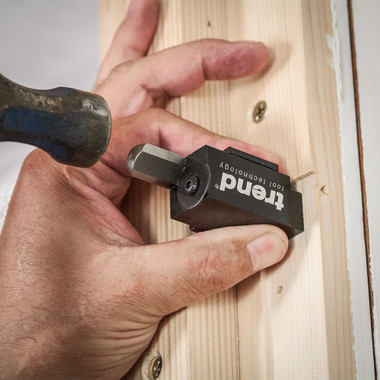 Trend Hinge Recess Squaring Corner Chisel, Quickly Square Up Rounded Corners, C/CHISEL