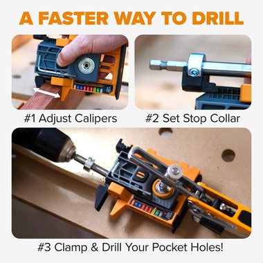Bora BR-A170301 Automatic Mini-Pocket Hole Jig