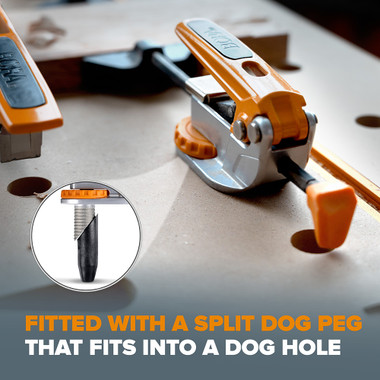 Bora BR-G090102 Auto Adjust In-Line Dog Clamp