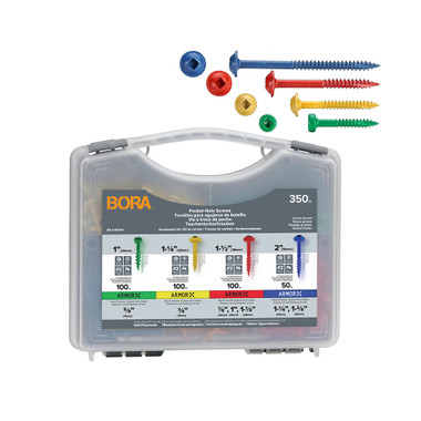 Bora BR-A180101 350-Piece Screw Pack Coarse