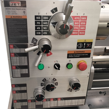 Jet 3271 GH-1440-3 Gear Head Lathe 14x40 w/ Taper Attachment Kit
