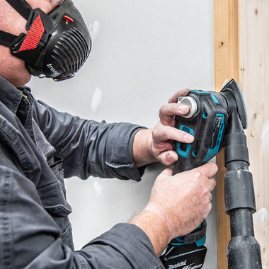 Trend 3-11/16 Inch Delta Mesh Sanding Pads with Pad Saver for Multi-Tools, 80/120/180 Grit, 7 Pack, Dust-Free Abrasive for Corners and Edges, AB/OSC/M7/P