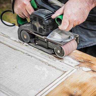 Trend Aluminum Oxide 4x24 Inch 120 Grit Abrasive Sanding Belt, AB/B100/120A, Pack of 3