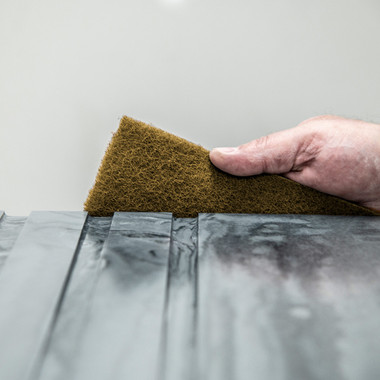 Trend Coarse Flexible Finishing Pads, 6 x 9 Inch, 3 Pack, Durable Non-Woven Abrasive for Paint Removal and Surface Prep, Wood, Metal, Plastic, AB/PAD/CRS