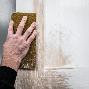 Trend Coarse Flexible Finishing Pads, 6 x 9 Inch, 3 Pack, Durable Non-Woven Abrasive for Paint Removal and Surface Prep, Wood, Metal, Plastic, AB/PAD/CRS