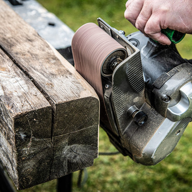 Trend Aluminum Oxide 4x24 Inch 40 Grit Abrasive Sanding Belt, AB/B100/40A, Pack of 3