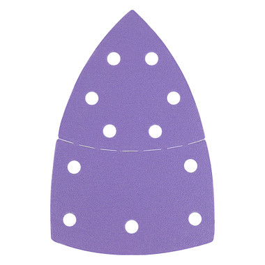 Trend Zirconium 4x6 Inch 80 Grit Abrasive Delta Sanding Sheets, AB/DET/80Z, Pack of 10