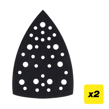 Trend 4 x 6 Inch Detail Sander Pad Saver, 2 Pack, Hook and Loop Backing for Heat and Wear Protection, AB/PAD/DET