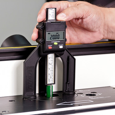 Trend Digital Depth Gauge with 2 23/64 inch Jaw Opening for Precision Rebate and Groove Setting, GAUGE/D60