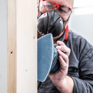 Trend 4 x 6 Inch Mesh Detail Sanding Pads with Pad Saver, 80/120/180 Grit, 7 Pack, Dust-Free Multi-Grit Abrasive for Wood, Paint, Filler, AB/DET/M7/P