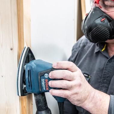 Trend 4 x 6 Inch Mesh Detail Sanding Pads with Pad Saver, 80/120/180 Grit, 7 Pack, Dust-Free Multi-Grit Abrasive for Wood, Paint, Filler, AB/DET/M7/P