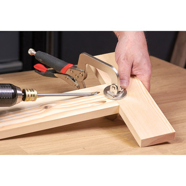 Trend Pocket Hole Jig Face Clamp for Face Frame Work, Flat Workpiece Clamping Tool with Adjustable Pressure & Quick Release Lever, PH/CLAMP/F10