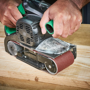 Trend Aluminum Oxide 3x18 Inch 120 Grit Abrasive Sanding Belt, AB/B75/120A, Pack of 3