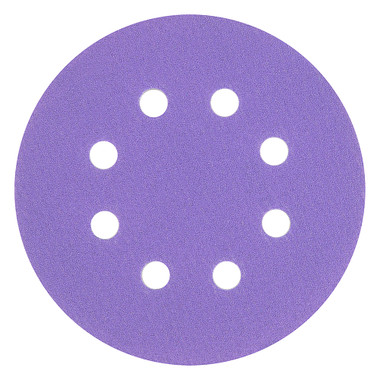 Trend Zirconium 5 Inch Random Orbit 60 Grit Abrasive Sanding Discs, AB/125/60Z, Pack of 10