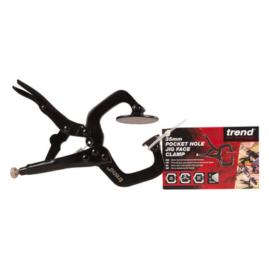 Trend Pocket Hole Jig Face Clamp Clamping Tool with Adjustable Pressure & Quick Release Lever, PH/CLAMP/F6