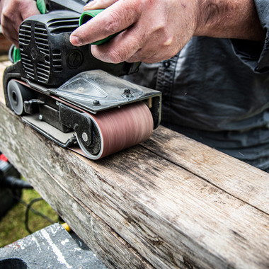 Trend Aluminum Oxide 3x18 Inch 40 Grit Abrasive Sanding Belt, AB/B75/40A, Pack of 3