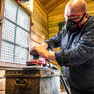 Trend 3-2/3 x 7-1/4 Inch Mesh Sanding Pads with Pad Saver, 80/120/180 Grit, 7 Pack, Third Sheet Abrasive for Dust-Free Surface Prep, AB/THD/M7/P