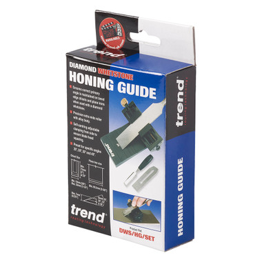Trend Honing Guide Diamond Stone Tool Sharpening Set, Ensures Accurate Angles and Precise Sharpening, DWS/HG/SET