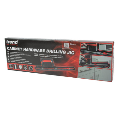 Trend Cabinet Hardware Drilling Jig, Assists in The Fast & Accurate Installation of Cabinetry Handles and Knobs, CAB/JIG/A