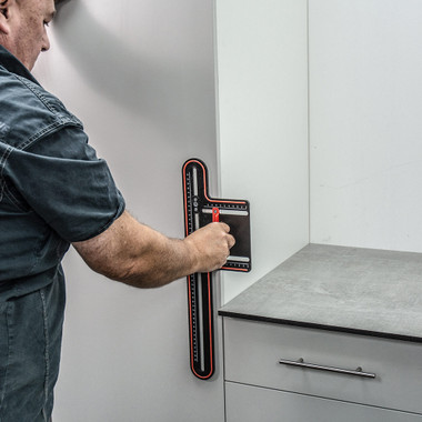 Trend Cabinet Hardware Drilling Jig, Assists in The Fast & Accurate Installation of Cabinetry Handles and Knobs, CAB/JIG/A