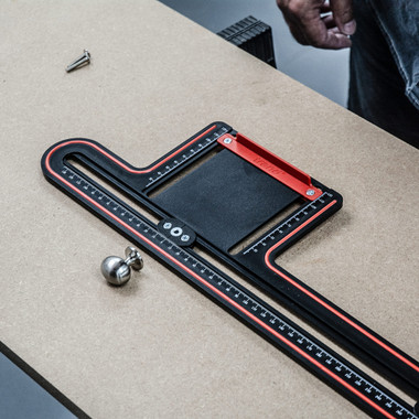 Trend Cabinet Hardware Drilling Jig, Assists in The Fast & Accurate Installation of Cabinetry Handles and Knobs, CAB/JIG/A