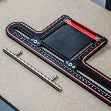 Trend Cabinet Hardware Drilling Jig, Assists in The Fast & Accurate Installation of Cabinetry Handles and Knobs, CAB/JIG/A