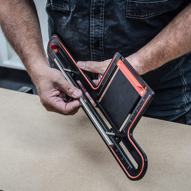 Trend Cabinet Hardware Drilling Jig, Assists in The Fast & Accurate Installation of Cabinetry Handles and Knobs, CAB/JIG/A