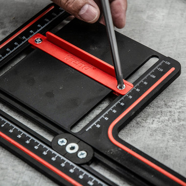 Trend Cabinet Hardware Drilling Jig, Assists in The Fast & Accurate Installation of Cabinetry Handles and Knobs, CAB/JIG/A