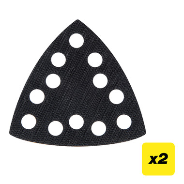 Trend 3-5/8 Inch Delta Pad Saver for Multi-Tools, 2 Pack, Hook and Loop Protection Layer for Sanding Pads, AB/PAD/OSC