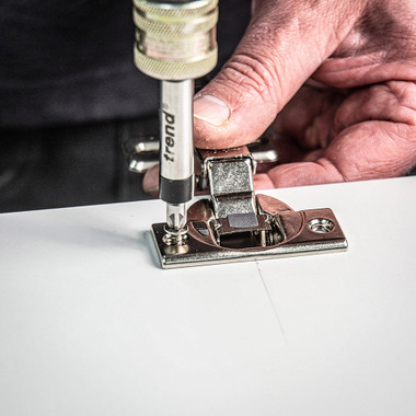 Trend Concealed Cabinet Hinge Jig, Quick & Easy Installation of Concealed Cabinet Hinges, CAB/JIG/B