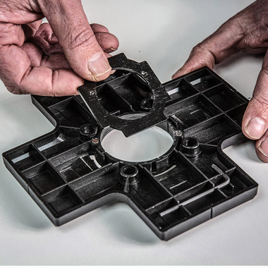 Trend Concealed Cabinet Hinge Jig, Quick & Easy Installation of Concealed Cabinet Hinges, CAB/JIG/B