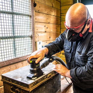 Trend Detail Mesh Sanding Pads with Pad Saver, 80/120/180 Grit, 7 Pack, 3-1/8 x 5-1/4 Inch Abrasive for Multi-Material Finishing and Smoothing, AB/133/M7/P