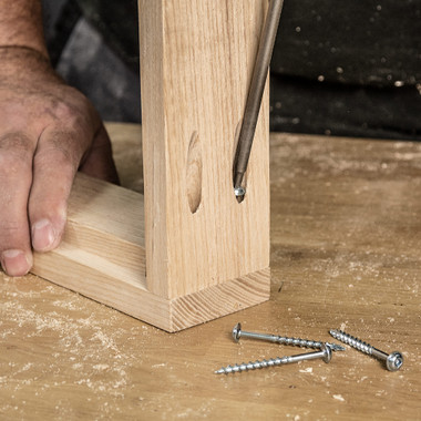 Trend 3 in 1 Pocket Hole Jig Kit with Pocket Hole Jig, HSS Drill Bit & Depth Setting Collar, Square Drive Bit, 50 Screws & Kit Storage Case, PH/JIG/BK