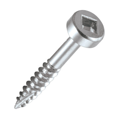 Trend Pocket Hole Screws for Hardwoods, 1 Inch Long, Pack of 500, Fine Self-Cutting Threaded Square Drive Screws, PH/6X25/500