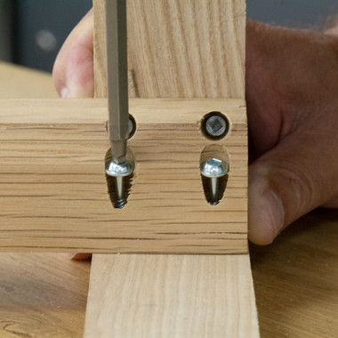 Trend Pocket Hole Screws for Hardwoods, 1 Inch Long, Pack of 500, Fine Self-Cutting Threaded Square Drive Screws, PH/6X25/500
