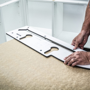 Trend Kitchen Worktop Routing Jig for 25 1/2 Inch Worktops with Peninsular Cut, KWJ650