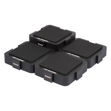 Trend Interlocking Gripping Blocks for Securing Work Pieces, Pack of 4, Loc Blocks, LOC/BLK/PK1