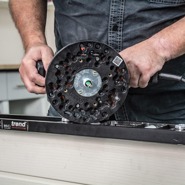 Trend Universal Plunge Router Sub-Base, 7 Inch (180mm) Diameter, UNIBASE/180