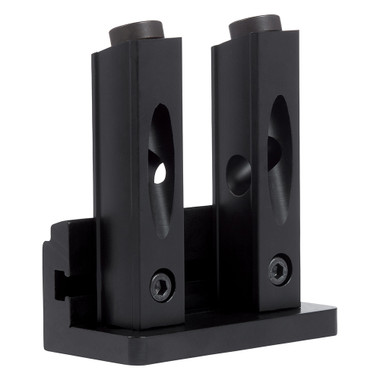 Trend Mini Twin Pocket Hole Jig with HSS Drill Bit & Depth Setting Collar, Square Drive Bit & Pocket Hole Screws Selection, PH/JIG/M