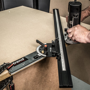 Trend 36-Inch Varijig Adjustable Angle Guide for Routers & Circular Saws, VJS/AG/36