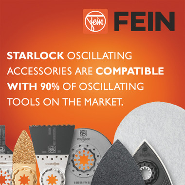FEIN 63502221420 TITAN Coated Demolition Oscillating Saw Blade 2"x 2" 3-pack