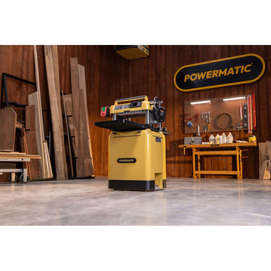 Powermatic PM1-477 15BHH, 15-Inch Planer, Helical Cutterhead, 3 HP, 1PH, 230V