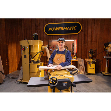 Powermatic PM1-477 15BHH, 15-Inch Planer, Helical Cutterhead, 3 HP, 1PH, 230V