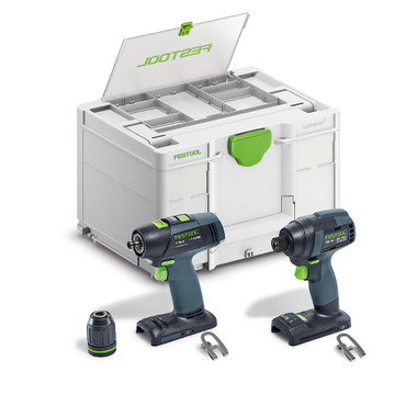 Festool 578829 Impact Driver and Drill set TID 18 Basic-Set T18