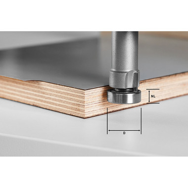 Festool 490565 Edge trimming cutter HW/KLS D22/8-OFK