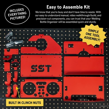 SST Welding Bottle Organizer