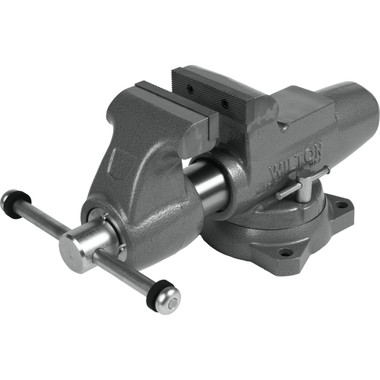 Wilton WL9-28832 Machinist 5” Jaw Round Channel Vise with Swivel Base