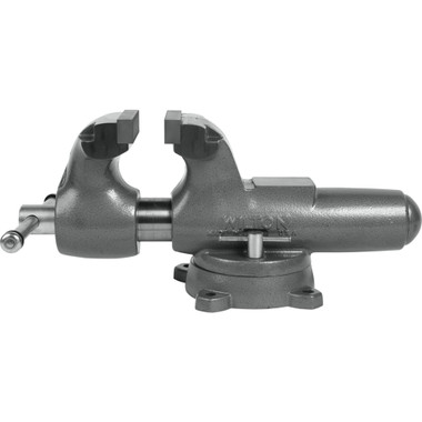 Wilton WL9-28833 Machinist 6” Jaw Round Channel Vise with Swivel Base