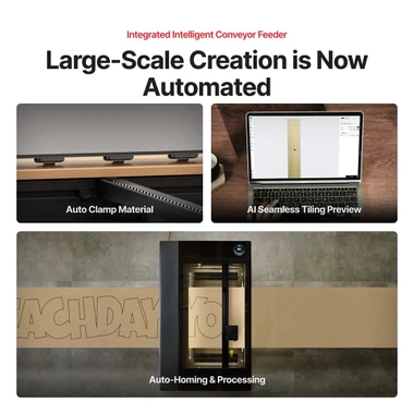 xTool P3 80W Flagship CO2 Laser Cutter with Intelligent Automation - All-in-one Bundle